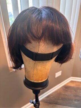 Women's Remy Human Hair Wig - Copper Brown